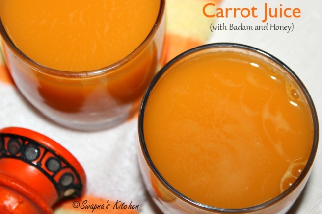 carrot juice...
