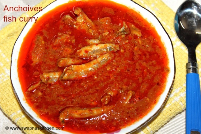 anchoives fish curry